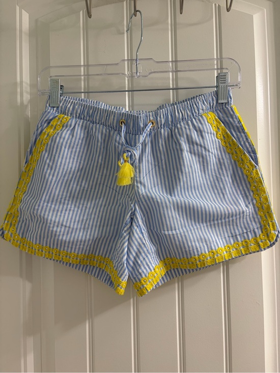 Lilly Pulitzer Pants - Lilly Pulitzer Katia Seersucker Shorts Blue Peri Swizzle Stripe Sz XXS